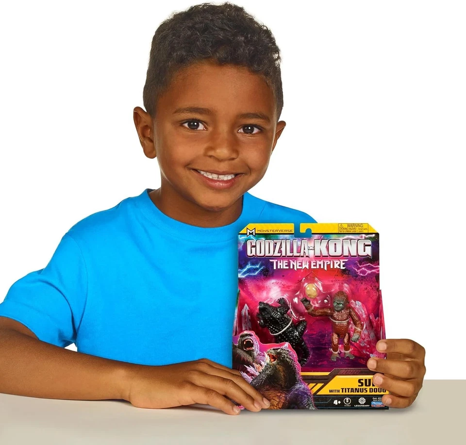 2024 Godzilla X Kong The New Empire SUKO with TITANUS DOUG 4" Figure NEW Read - Image 4 of 4