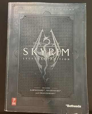 The Elder Scrolls V: Skyrim Official Game Guide Legendary Edition With Maps