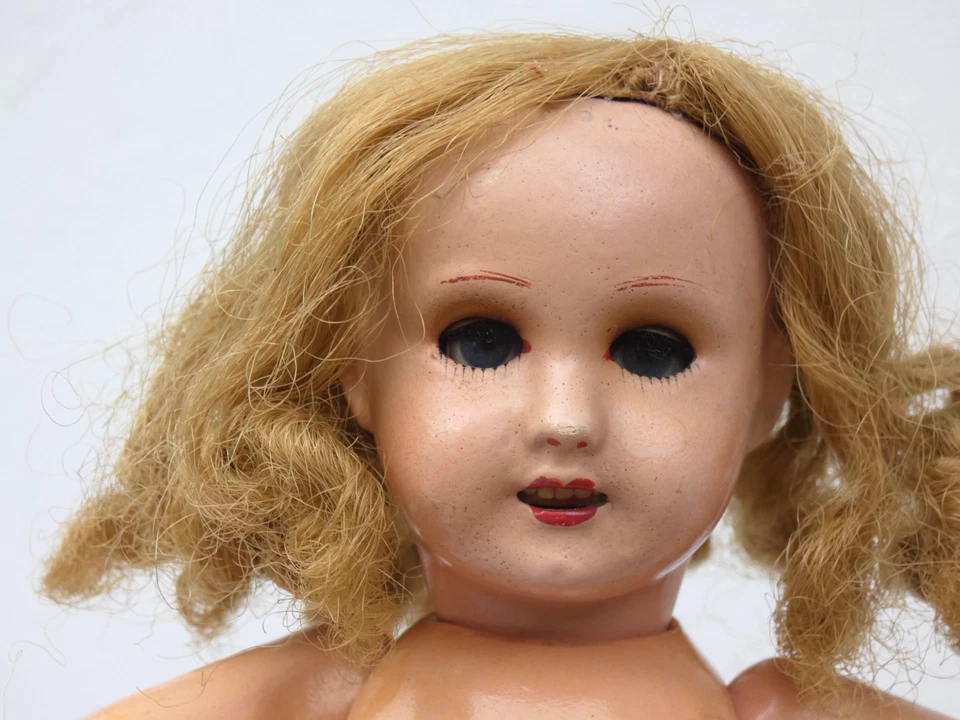 Ancienne poupée Bleuette UNIS FRANCE 301 /1 en composition de 29cm des années 40 - Photo 2/4