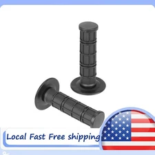 2x Soft Rubber 7/8" & 1" Handlebar Hand Grips Universal Fit Dirt Bike .