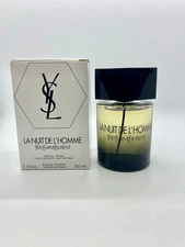 LA NUIT DE L'HOMME by Yves Saint Laurent cologne EDT 3.3 / 3.4 oz WHITE  BOX