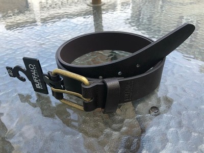 New Buffalo by David Bitton Mens Belt Brown Size 34-  $45.00