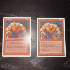 2X The Brute - 4th Edition Core Set - Magic the Gathering MTG Nice!