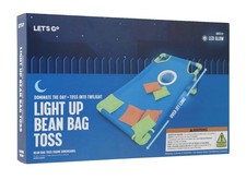 Light Up Bean Bag Toss Game With LED Glow Great For Day And Night BNIB Kids