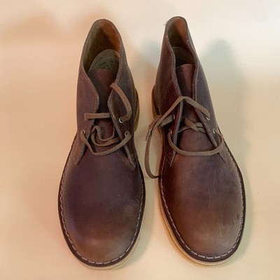 Clarks Originals Desert Boot Beeswax Brown Leather Mens US  display picture 1