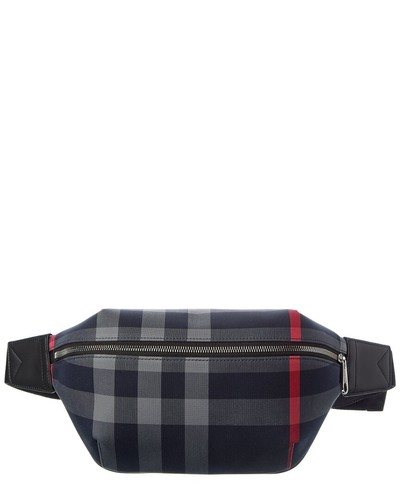 Burberry Check Canvas Belt Bag Men's  Os