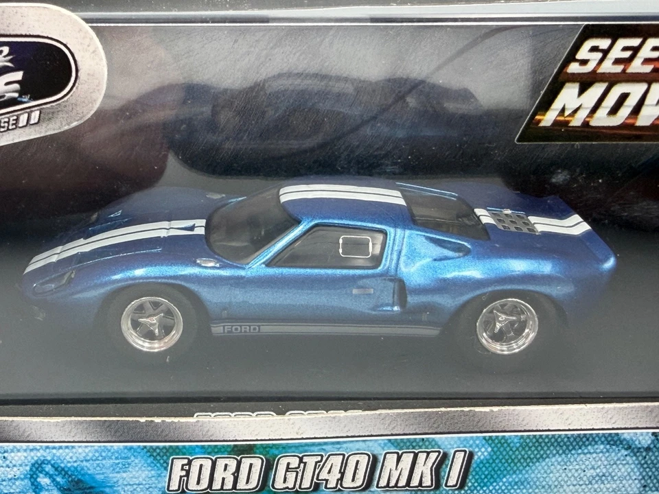 Greenlight Hollywood Fast & Furious Ford GT40 MK I, Blue, 1:43, NIB - Image 2 of 4
