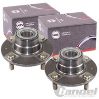 2X A.B.S. Radnabe Links+Rechts Hinten Beidseitig Passend FüR Hyundai Accent