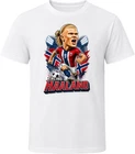 Erling Haaland, Norway Caricature Soccer 2026 T Shirt