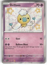 Drifloon 155/091 Shiny Rare Paldean Fates Pokemon Near Mint on eBay