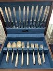 Lace Point by Lunt Sterling Silver Flatware Set For 12 Service 77 Pieces￼