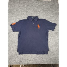 Polo Ralph Lauren Big Pony Polo Shirt Men's Size 2XB Navy Blue Prep Big 3