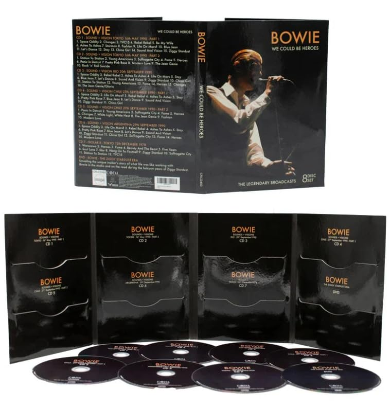 David Bowie We Could Be Heroes 8CD Ultimate Collection Rare Live