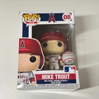 Funko POP! MLB: Angels - Mike Trout #08 White Jersey BOX DAMAGE SEE PICTURES