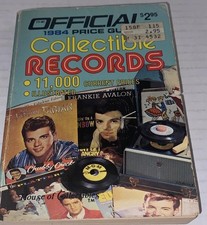 Vintage 1980s Collectible Records Official 1984 Price Guide Book 1st Ed.