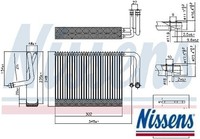 Nissens 92327 Verdampfer FüR Klimaanlage Klimaverdampfer Verdampfer Klima