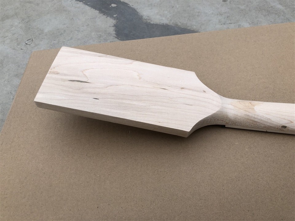 24fret Bass Guitar Neck Maple Fretboard 34inch Paddle head DIY guitar