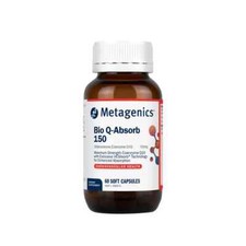 Metagenics Bio Q-Absorb 150 60 soft gel capsules *Coenzyme Q10 150mg for heart*