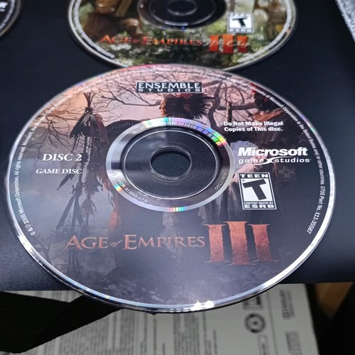 Age of Empires III 3: Gold Edition (PC CD-ROM 2007 4 Disc W/ War Chiefs) CIB VG - Picture 7 of 12