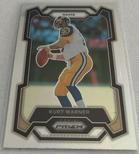 2023 Panini Prizm Football Kurt Warner St. Louis Rams Silver Prizm #166