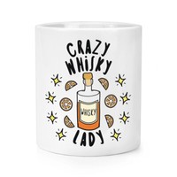 VerrüCkte Whiskey Damen Stars Makeup Pinsel Bleistift Topf Lustig Witz Drunk Mum