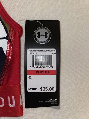うさ Under Armour Womens XS Sports Bra Team USA Limited Edition | eBay