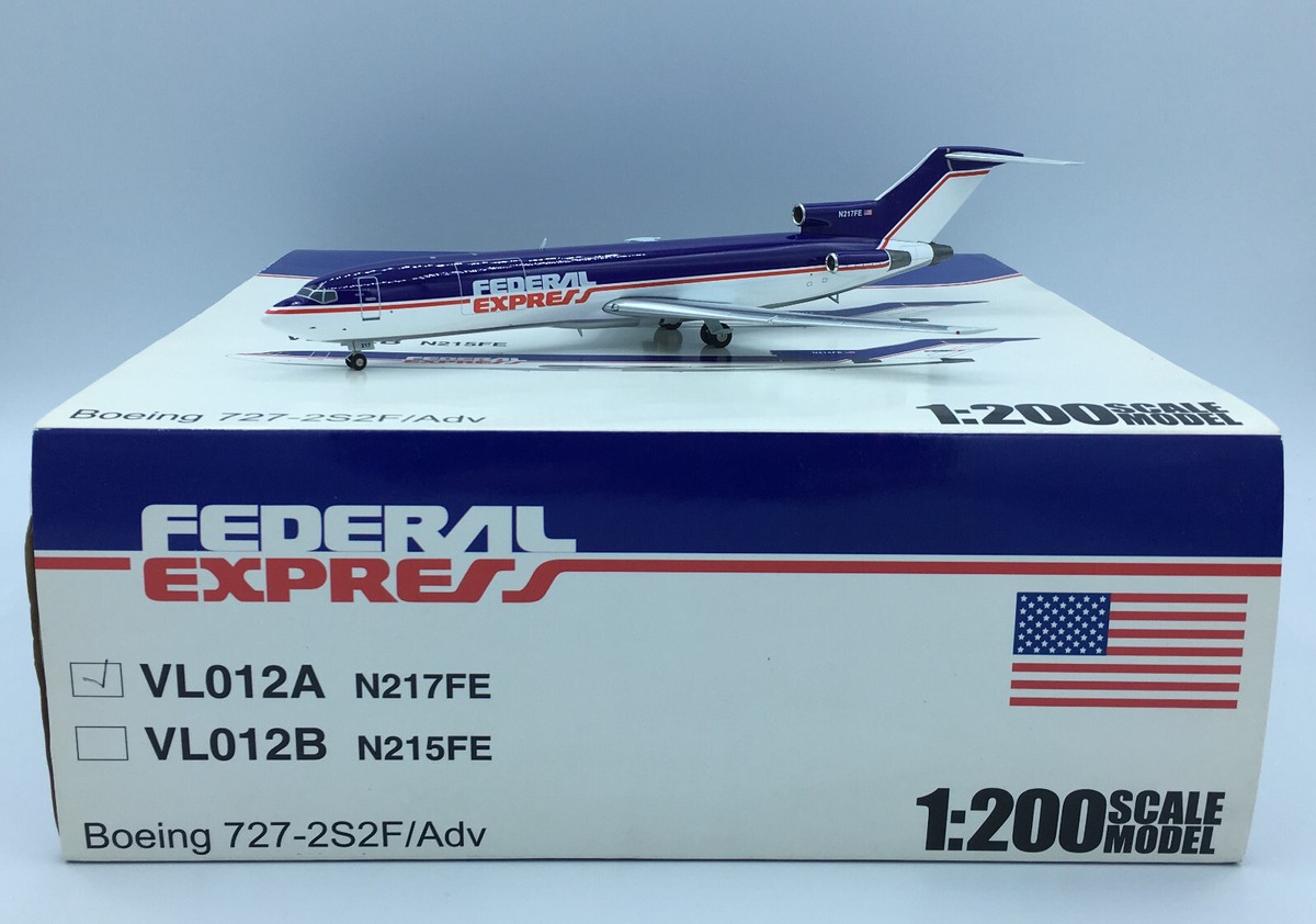 JET X VL012A - FedEx Boeing 727-200 Reg.N217FE, Old Livery JET X VL012A - FedEx Boeing 727-200 Reg.N217FE, Old Livery