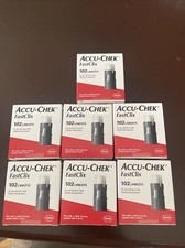 Accu-Chek FastClix Lancets Glucose Testing 7x Pack of 102 NEW EXP 2027