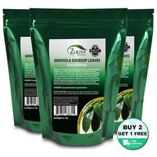 Soursop Graviola Leaves 3-Pack x 3oz - Hojas De Guanabana Dried Herbal Leaf Tea