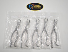 SET of 5 Dental Extracting Forceps 16 Universal COWHORN - Stainless Steel 1234