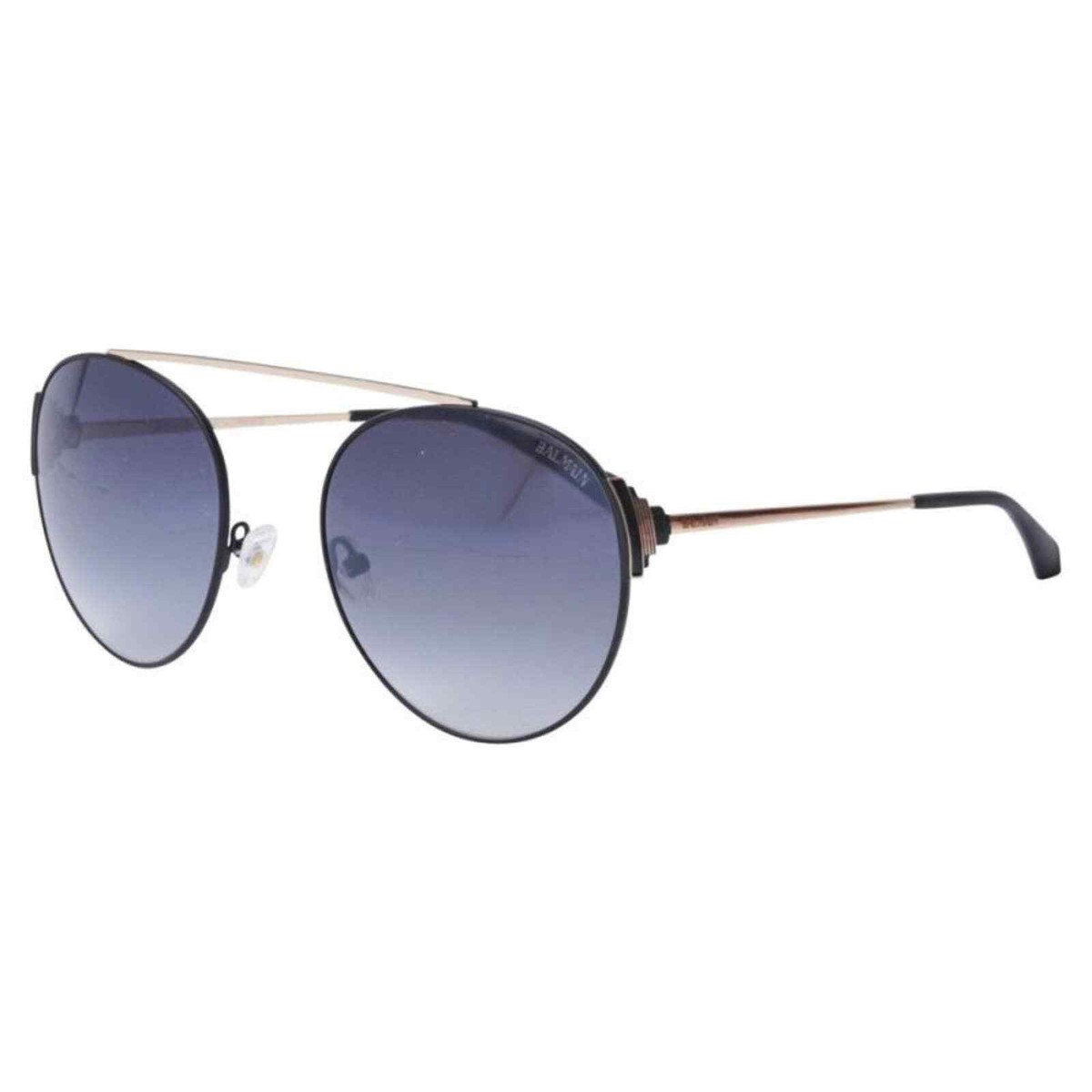Balmain BL2525B Round Sunglasses - Black Gradient Lens  display picture 2