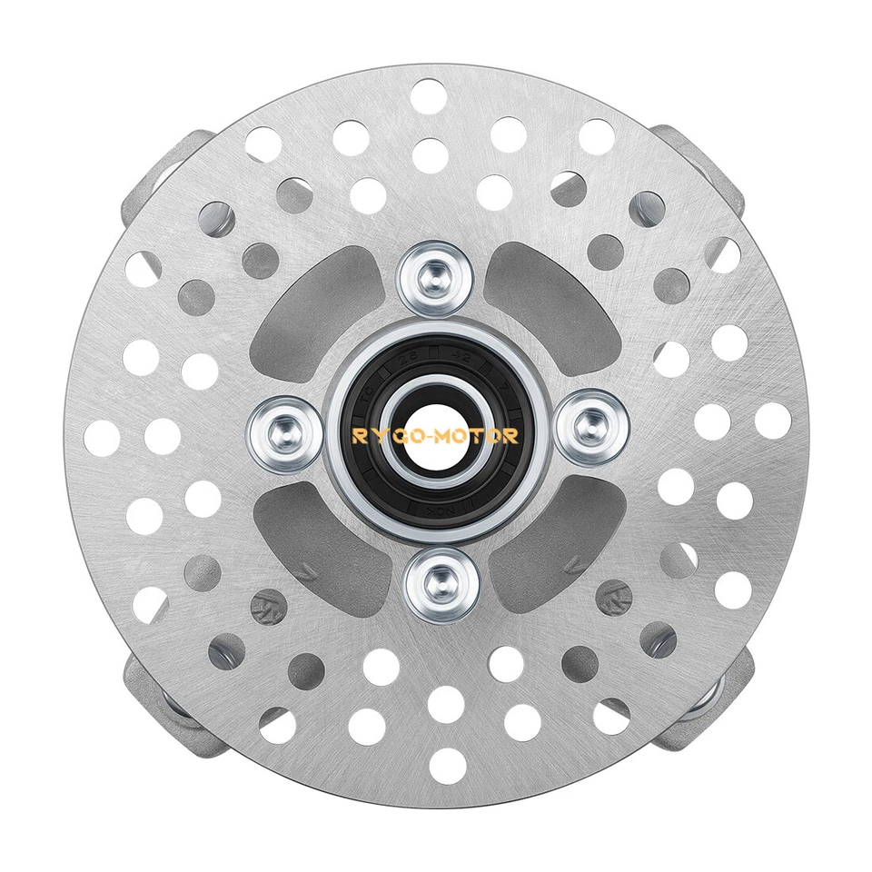 Buje de rueda delantera y rotor de disco de freno para Yamaha Raptor 660R Raptor 700 700R YFZ450 Foto 3 de 4