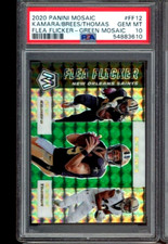 2020 Flea Flicker #FF12 Mosaic Kamara Brees Thomas Green Mosaic PSA 10