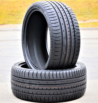 2 New Accelera Phi 255/40ZR18 255/40R18 99Y XL A/S High Performance Tires