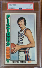 1976 Topps Basketball #29 Chris Ford Pistons PSA 7 Perfectly Centered