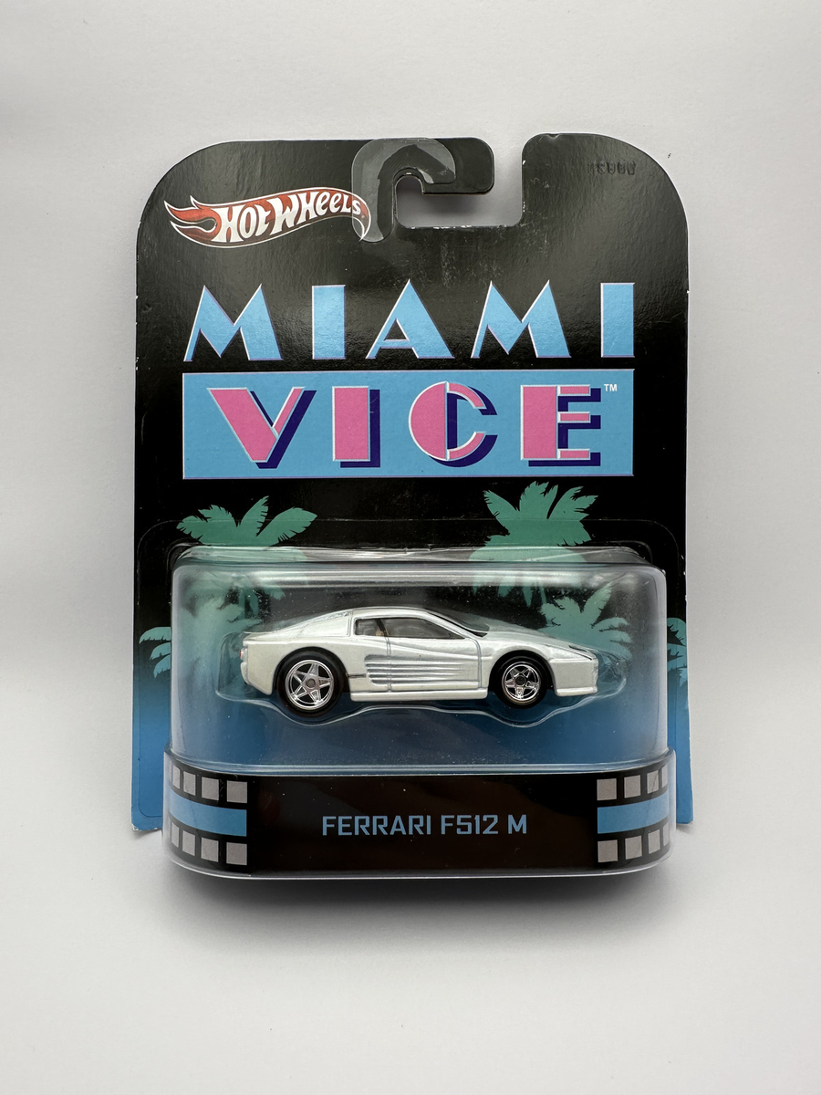 2012 HOT WHEELS MIAMI VICE SILVER FERRARI F 512 M | eBay