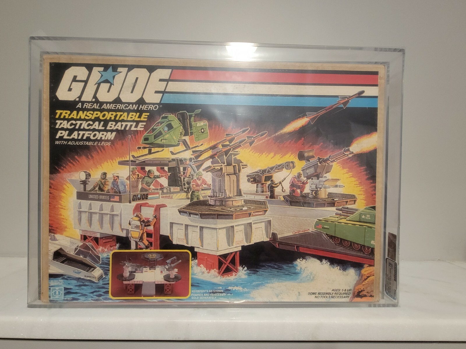  GI Joe 1985 Tactical Battle Platform MIB Factory Sealed Contents NEW AFA Q70