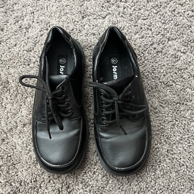 JOSMO Boys Dress School Shoes Size Black with Laces