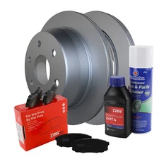 Rear Brake Kit 325mm Rotors TRW Pro Ceramic Pads For Silverado Sierra 1500 Tahoe