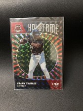 231: Panini Mosaic Baseball Frank Thomas Holofame Green Prizm Card White Sox