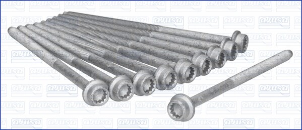 Ajusa 81028500 Bolt Kit, Cylinder Head For Seat VW-image