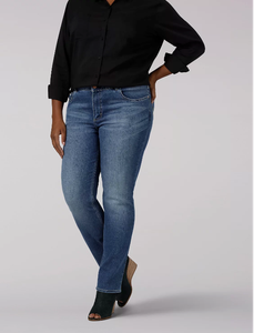 lee riders midrise straight leg jean