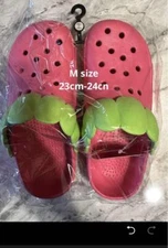 New Strawberry Sandal Slippers Shoes Brand M Size 24cm 9.5" Kawaii Japan
