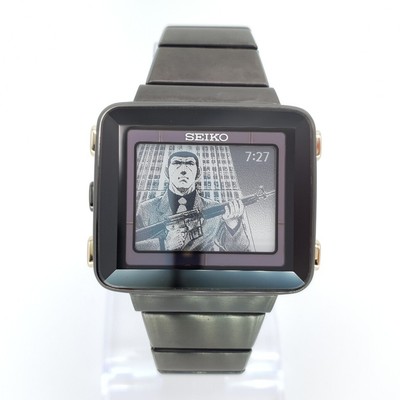 NOS SEIKO S771-0AC0 LIMITED EDITION E-PAPER CARTOON
