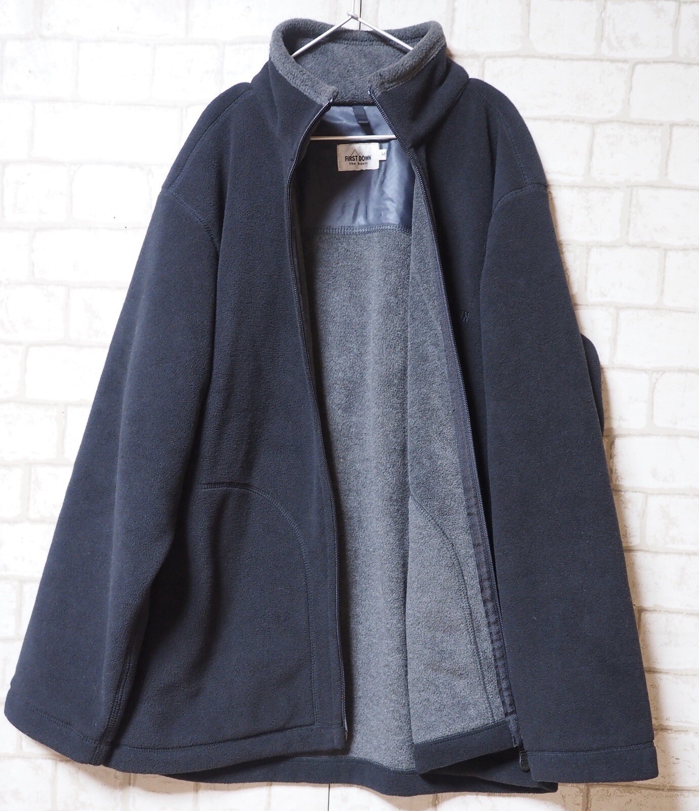 FIRST DOWN the basic / Black Fleece Jacket – Size… - image 7