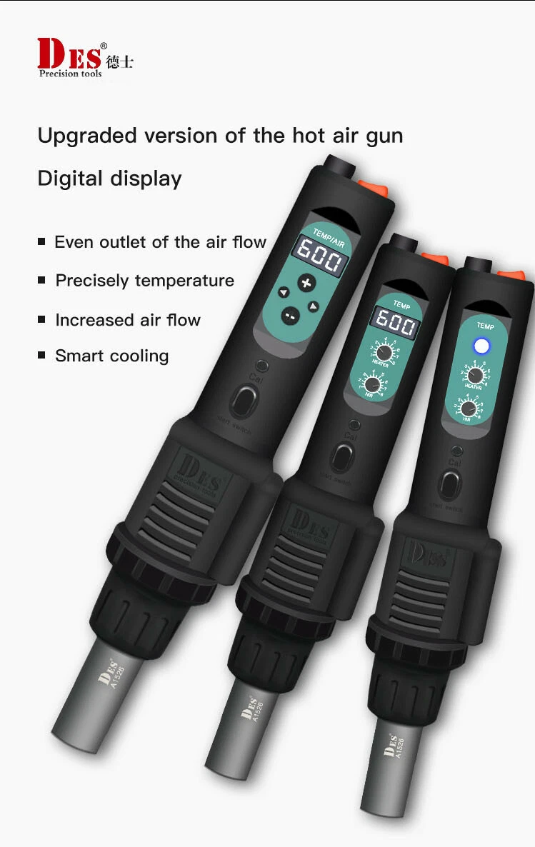 DES 560B 560C Heat Gun Digital Display Hot Air Blower Desoldering Station |  eBay