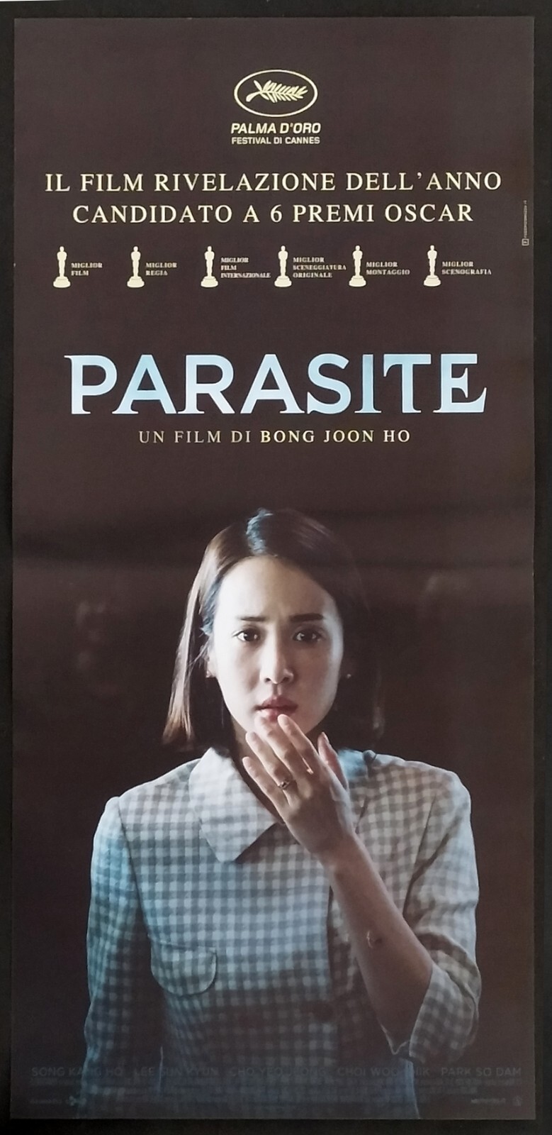 Locandina originale film Parasite (2019) - Regia di Bong Joon-ho