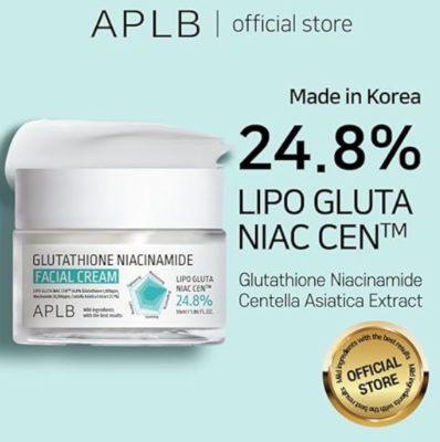 aplb glutathione brightening tone up cream APLB Glutathione Niacinamide Facial Cream 55ml-Authentic & Trusted U.S.  Seller