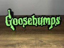 Goosebumps 3D Logo Sign Self Standing Shelf Display Wall Art