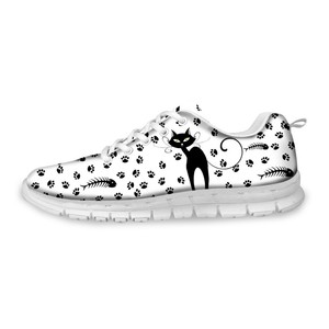 cat print shoes